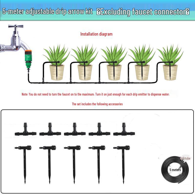 Automatic Drip Irrigation Kit for Potted Plants and Garden Flowers