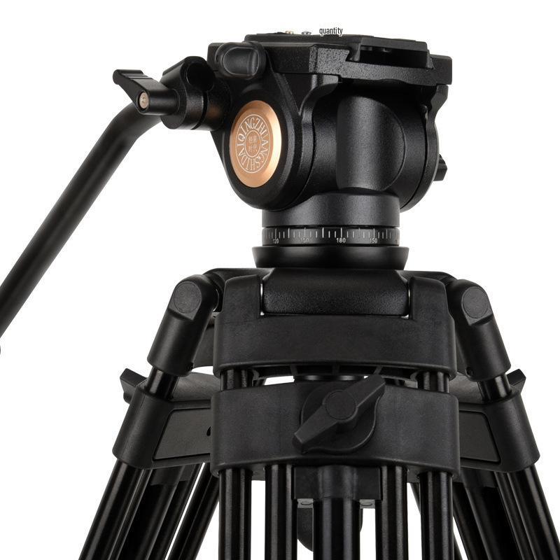 Q880 Алюминиевый штатив для DSLR-камер с гидравлической головкой панорамирования и наклона для фото- и видеосъемки