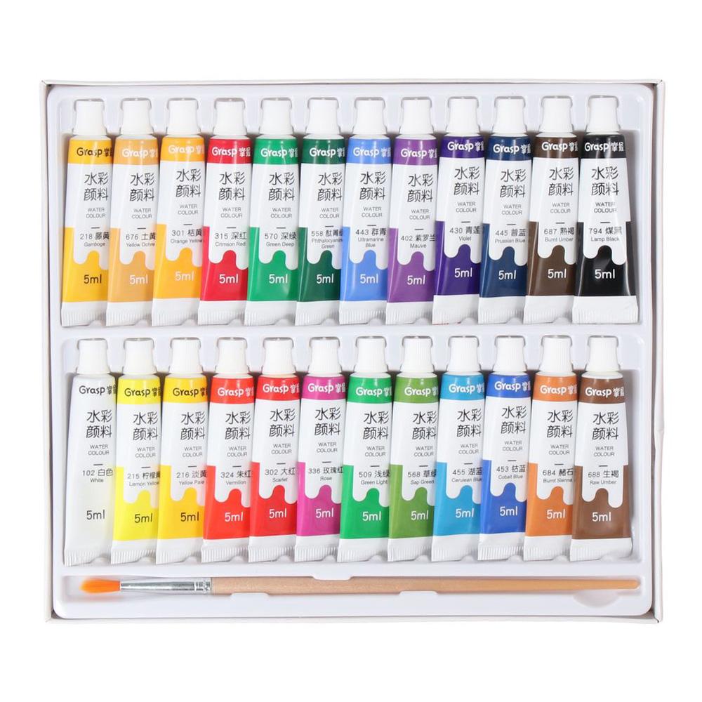 Vibrant Colors Watercolor Tubes Watercolor Water Color Paints 0.17 Fl Oz Tubes  Art Supplies