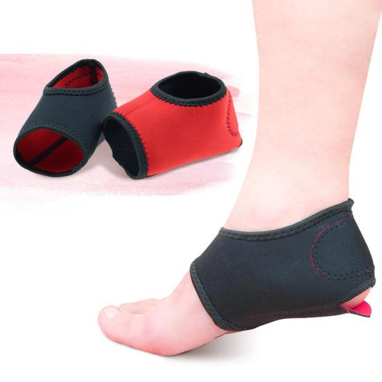 1 Pair Heel Cover Shock Absorbing Breathable Comfortable Foot Pain Arch Support Plantar Fasciitis Insole Pad for Walk