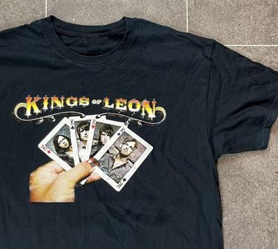 Коллекция KINGS OF LEON Футболка с коротким рукавом Черная Все размеры Унисекс