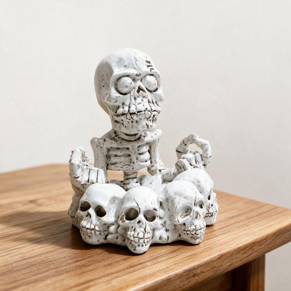 Simulated Fish Tank Skeleton Landscaping Resin Reptile Tank Skeleton Ornament Reptile Hiding Spots