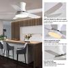 42" 52"  Lamp Frequency Conversion Remote Control Ceiling Fan Light Balcony Fan Ceiling Fan With Light LED Full Spectrum Fan
