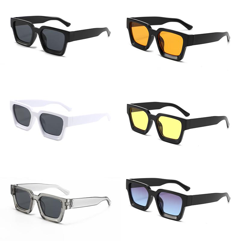 Классические Модные Квадратные Очки для Женщин и Мужчин с Полной Оправой, Защита от Солнца, Очки для Повседневной Жизни, Аксессуары для Очков, Подарок