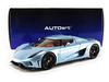 AUTOart 1/18 Scale Koenigsegg Regera Metallic Light Blue Finished Model 79028