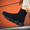 Fashion Massive Soles Sock Shoes Espadrille Winter Boots For Men Top Quality Sneakers Mens Famous Brand Men's Sports Boots Black Tennis