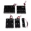 5Piece Plastic AA Battery Holder Storage Cases Protective Black
