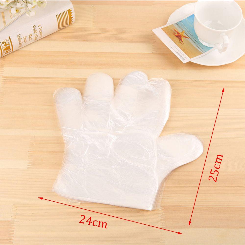 Vegetable Fruit Restaurant Hygiene Disposable Gloves Plastic Clear Avoid Direct Touch Catering