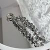 Luxury Glitter Crystal Beads Hand Wrist Strap Chain Lanyard Anti-lost Phone Charm Ornament Keychain Universal 12cm iPhone Redmi