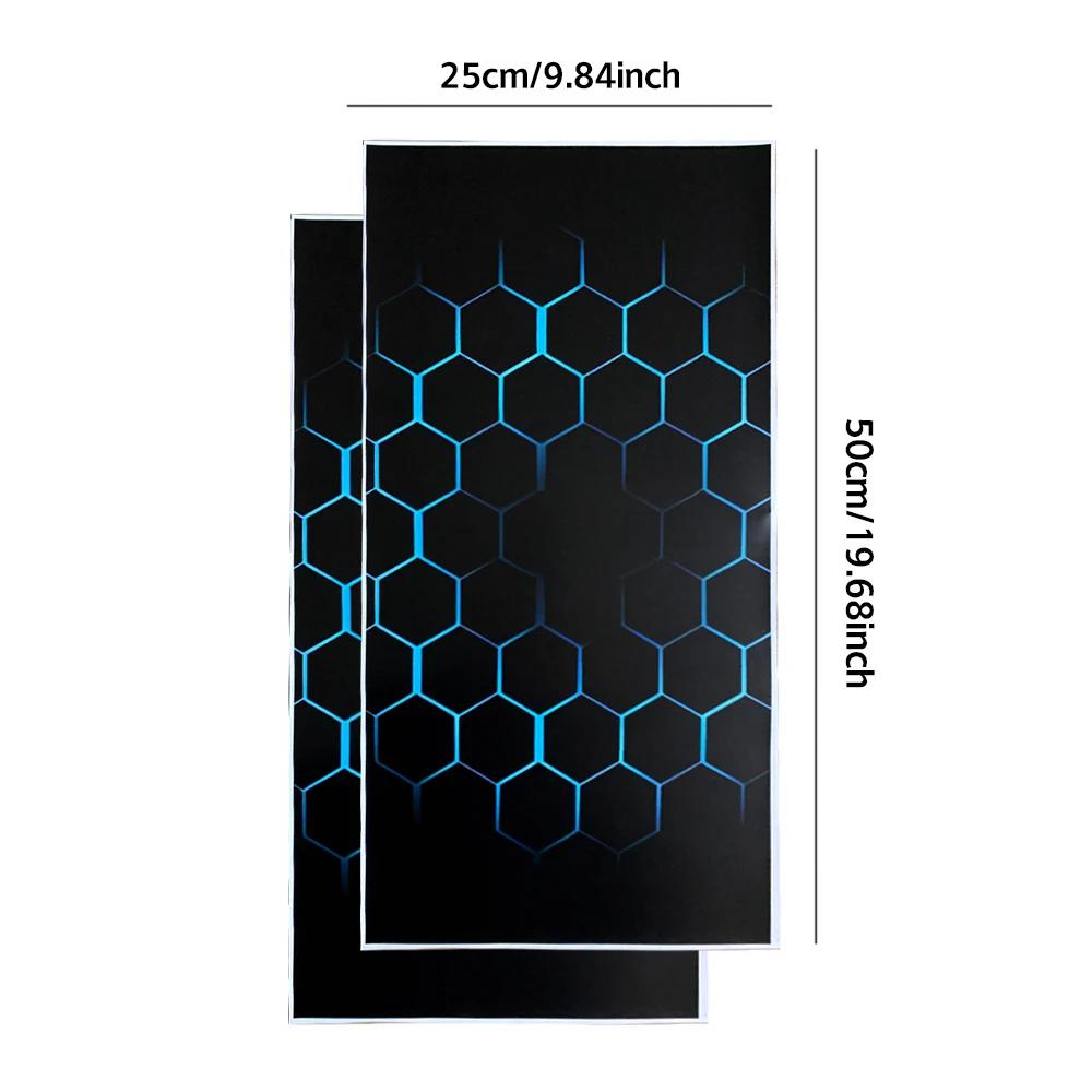 Наклейка на стойку B автомобиля, сотовая шестиугольная, накладка для украшения центральной стойки автомобиля, защита от царапин, водонепроницаемые наклейки для грузовика, автомобильные аксессуары