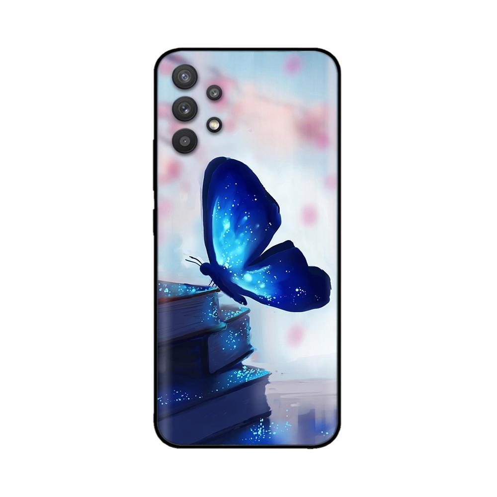 Чехол для Samsung A32 Мягкий черный силиконовый задний чехол для телефона для Samsung Galaxy A32 4G A325 A 32 5G A326 Чехол Fundas Coque Бампер
