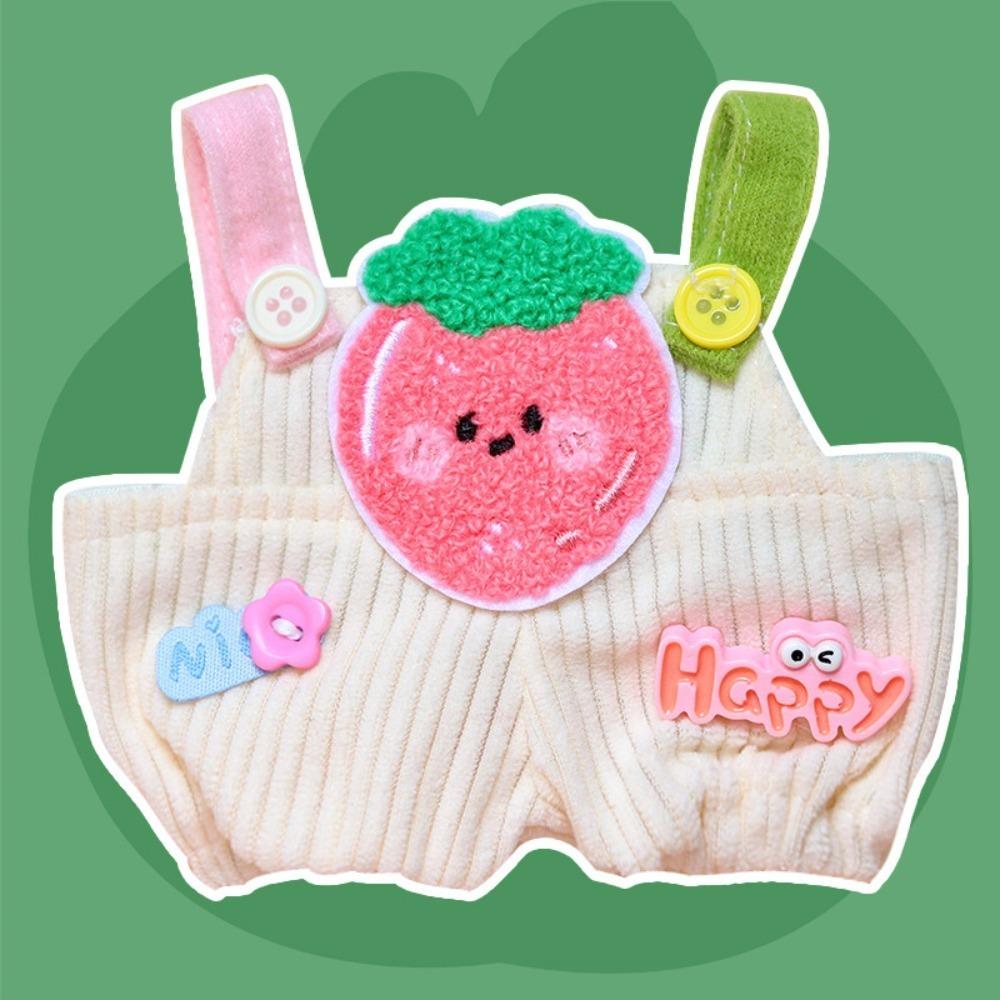 Multi-color Doll Overalls Suit Fruits Overalls for 20cm Doll Wears Clothes Accessories