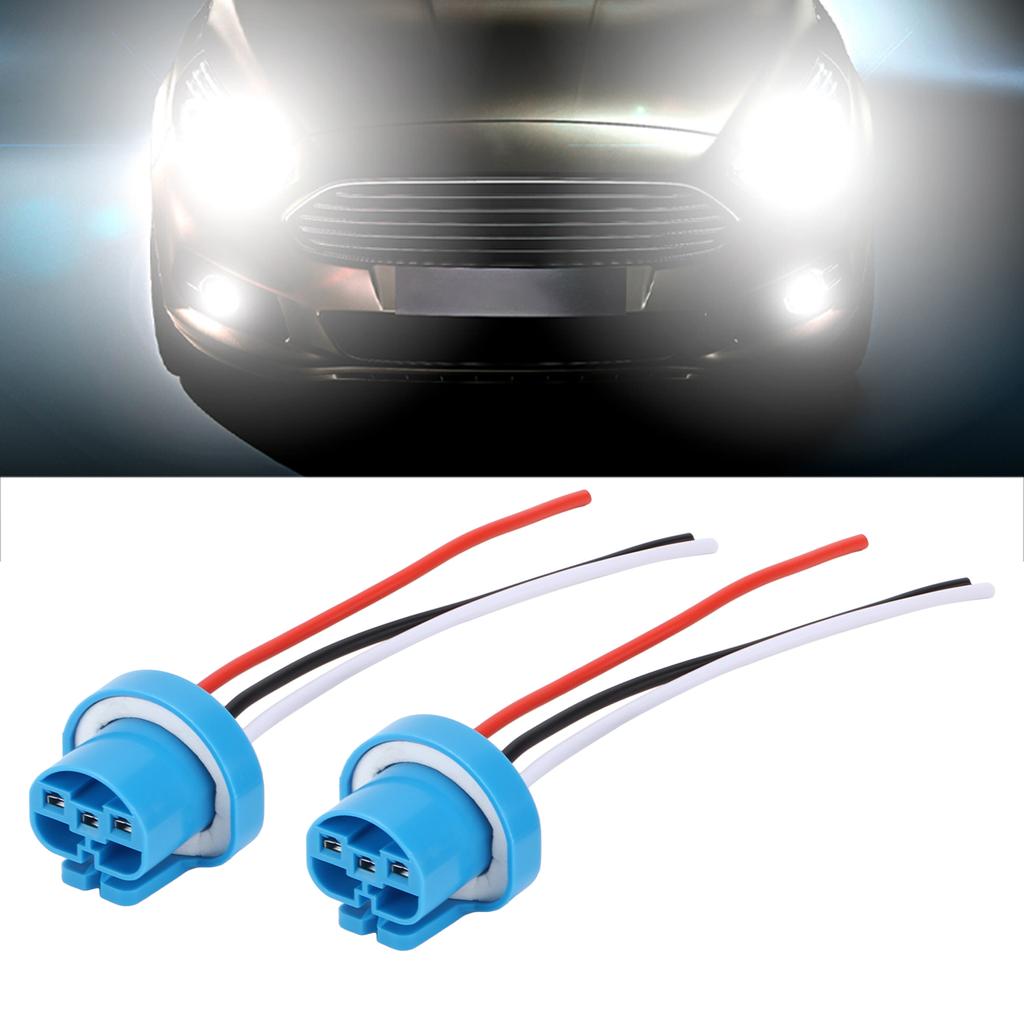 Пара 9007 гнездовой жгут проводов для противотуманных фар универсальная для ламп 9004 HB1 HB5 12 В?24V