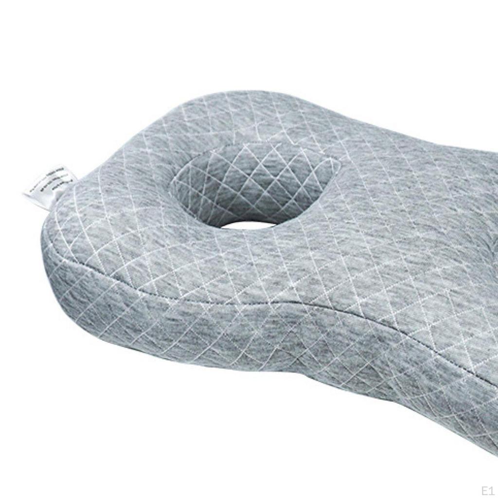 Подушка с отверстием для пирсинга уха, подголовник для идеального расслабления и наушников