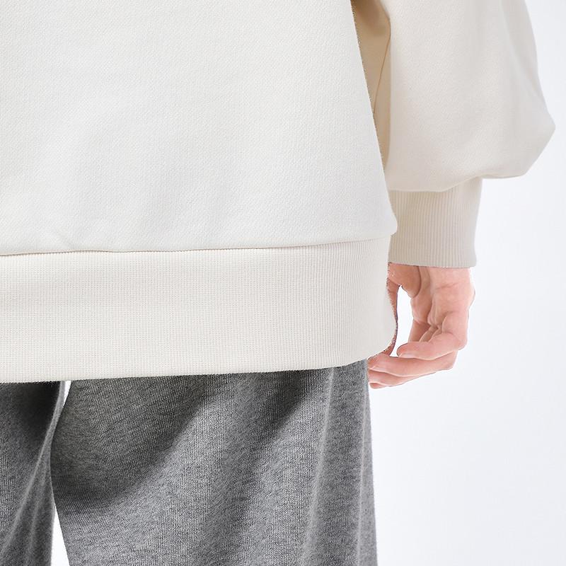 Puma Sporty Casual Hooded Pullover Sweatshirt Women Tops Cream 532283-99