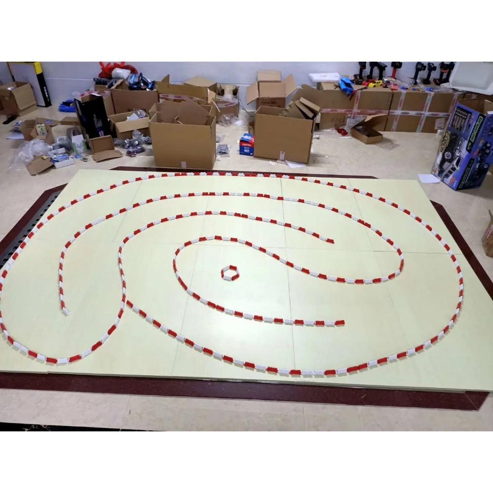 Колеса для RC дрифта 4WD Автомобиль MINI Трасса для гонок Препятствия на трассе Дорожные барьеры Перекрытие шоссе Сцена дорожного движения Игрушечная модель Аксессуары