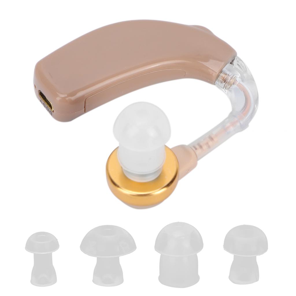 Слуховые аппараты для пожилых людей, перезаряжаемый слуховой усилитель, слуховой аппарат, вилка США 100‑240 В