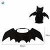 Nordic-Style Felt Bat Wings Pet Costume - Halloween Toy with Double Wings