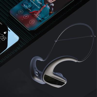 Беспроводная Bluetooth-гарнитура с истинной костной проводимостью, не вкладываемая в уши, водонепроницаемая, для плавания, mp3-гарнитура, спортивная гарнитура с костной проводимостью