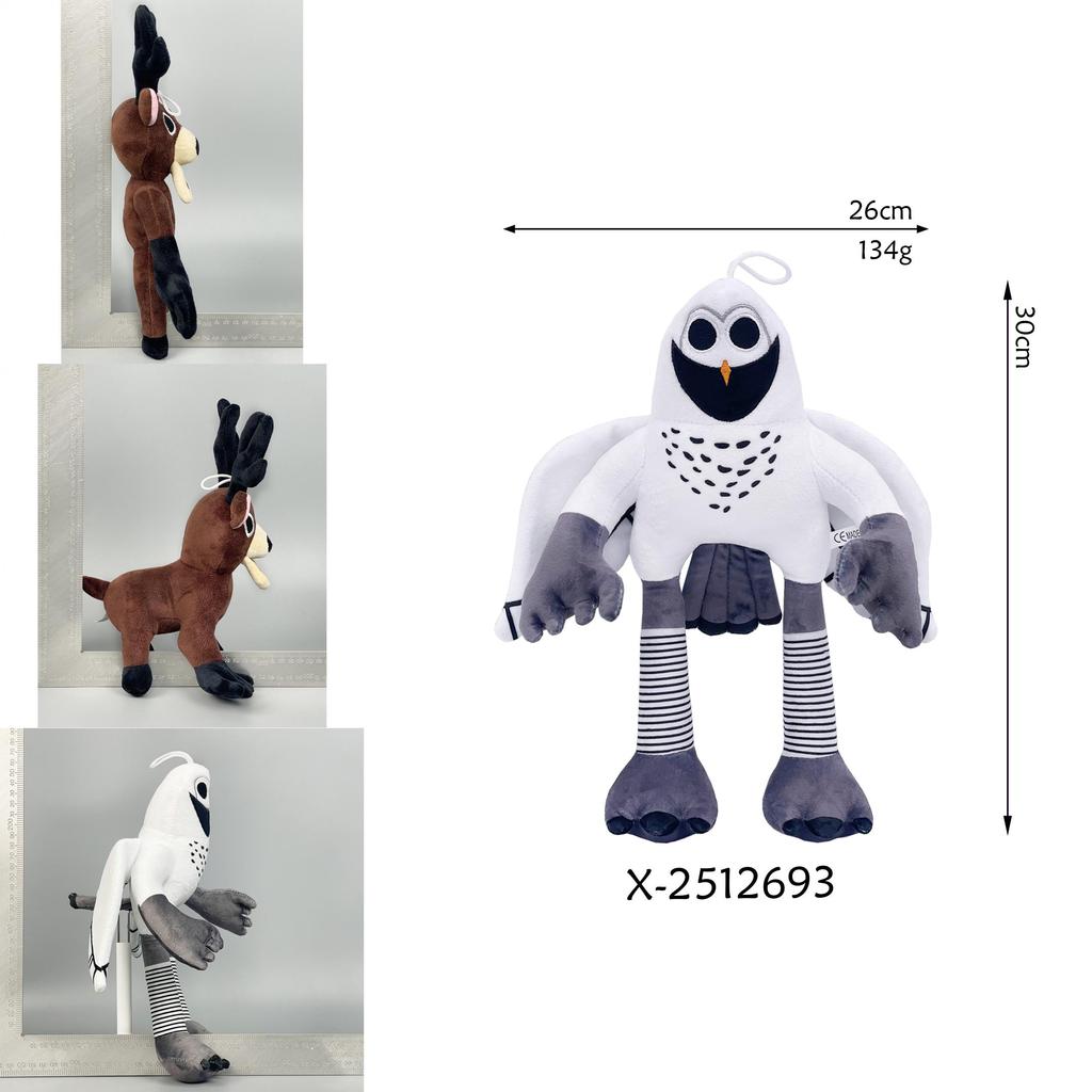 99 Nights In The Forest Stuffed Animal With Super Soft Short Plush For Horror Game Fans
