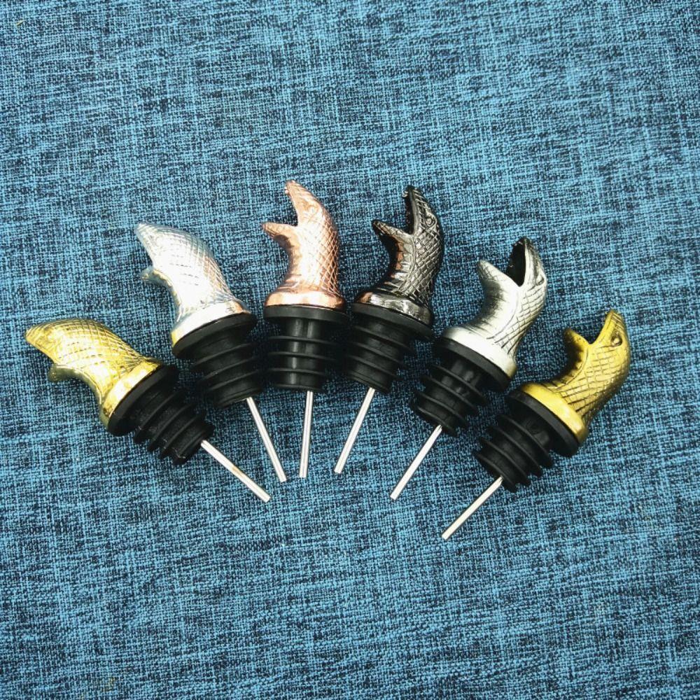 Орнамент для бутылок, пробки из цинкового сплава, аэраторы для вина, уникальная змея для выливания вина, кухонные принадлежности