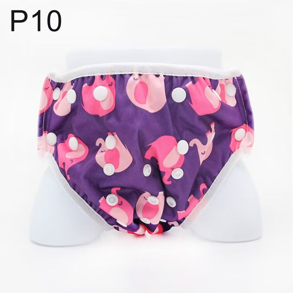 Подгузники плавания девочки-мальчика малыша многоразовые для урока плавания ребенка