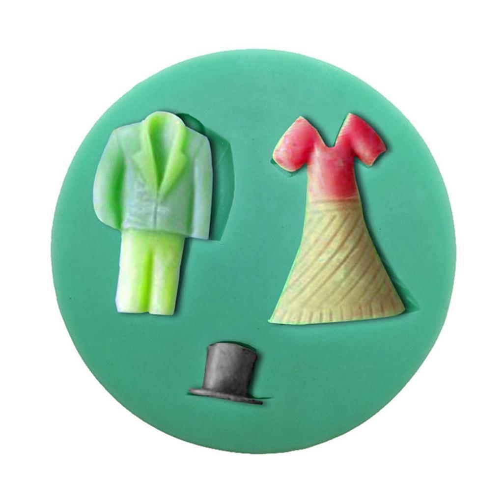 Костюм в форме DIY ручной работы 3D гипсовые формы формы для свечей силиконовый материал 24 стиля выберите идеальный подарок для любителя выпечки