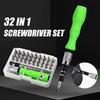 32 In 1 Precision Magnetic Screwdriver Set - Multi-Function Maintenance Kit with Hex, Torx, Phillips Heads for Phone and Laptop Repair - for Repair