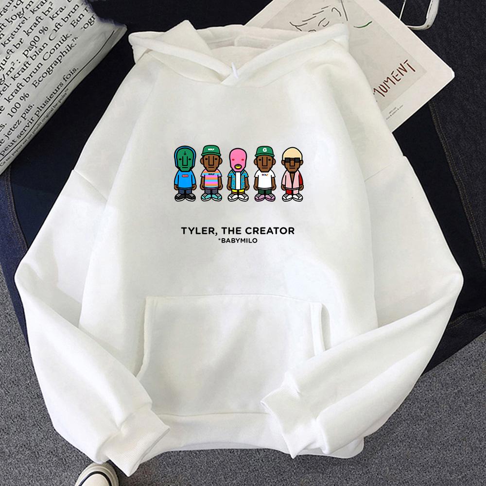 Tylerr The Creator Hip Hop Rapper Vintage Hoodies Men Sweatshirts New Loose and Comfortable Pullovers Y2k Streetwear