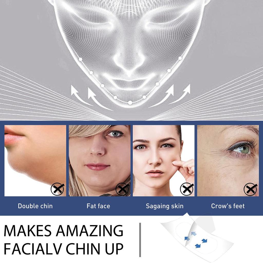 Подтягивающий пластырь для лица Подтягивает обвисшую кожу лица, подтягивает носогубные складки, тонкие линии, подтягивающий пластырь для лица против морщин