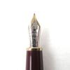 Great MONTBLANC fountain pen Meisterstck Classic Logo engraved White Star 14K Used