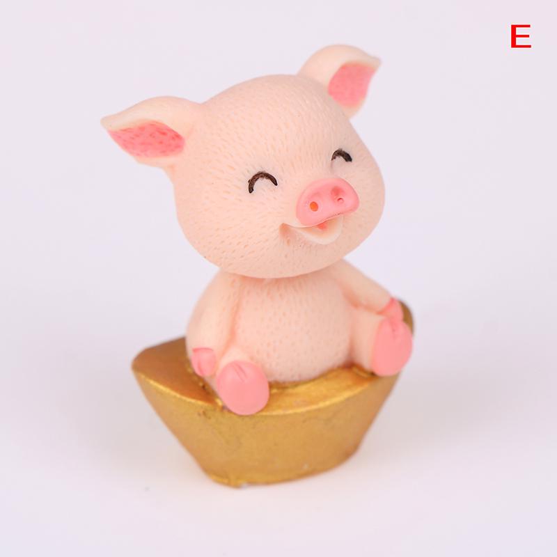 Миниатюрная фигурка Свинки Фортуны, сказочный сад, декор для кукольного домика, микропейзаж