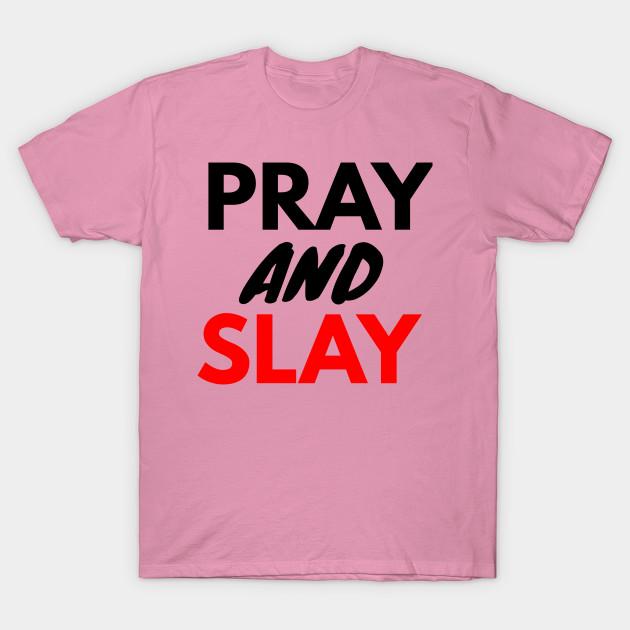Женская футболка Pray And Slay с принтом Харадзюку, кавайная футболка, летняя футболка с коротким рукавом, женская футболка, топ