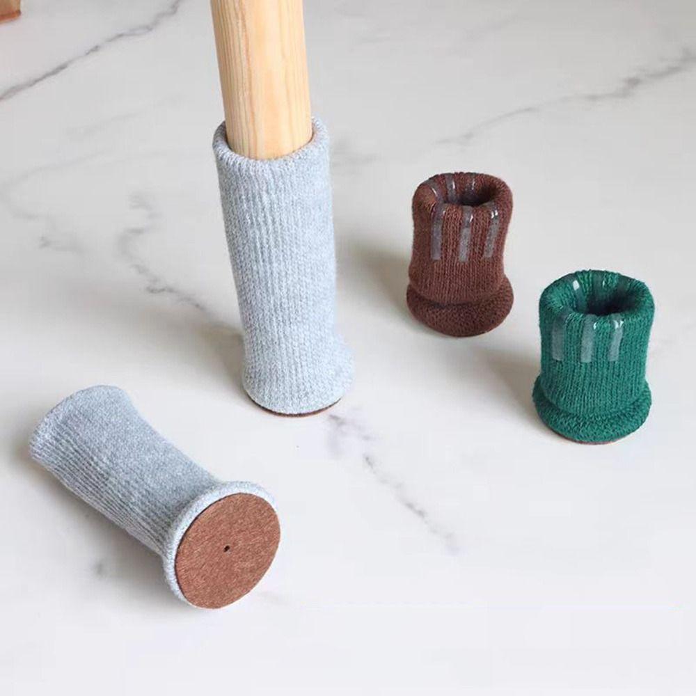 4pcs High Elastic Chair Leg Socks Anti-slip Furniture Pads  Furniture Protection