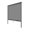 Moustiquaire de fenêtre L125 x H145 cm en aluminium gris anthracite - Recoupable en largeur et hauteur
