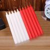 Red and White Candles Household Power Outage Emergency Lighting Candles Daily Candlelight Indoor Non-burning Long Pole Candle Emergency