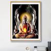 5D Diamond Painting Full Round "Buddha Statue" DIY Cross Stitch Kit Diamond Embroidery Religion Mosaic Rhinestones Picture
