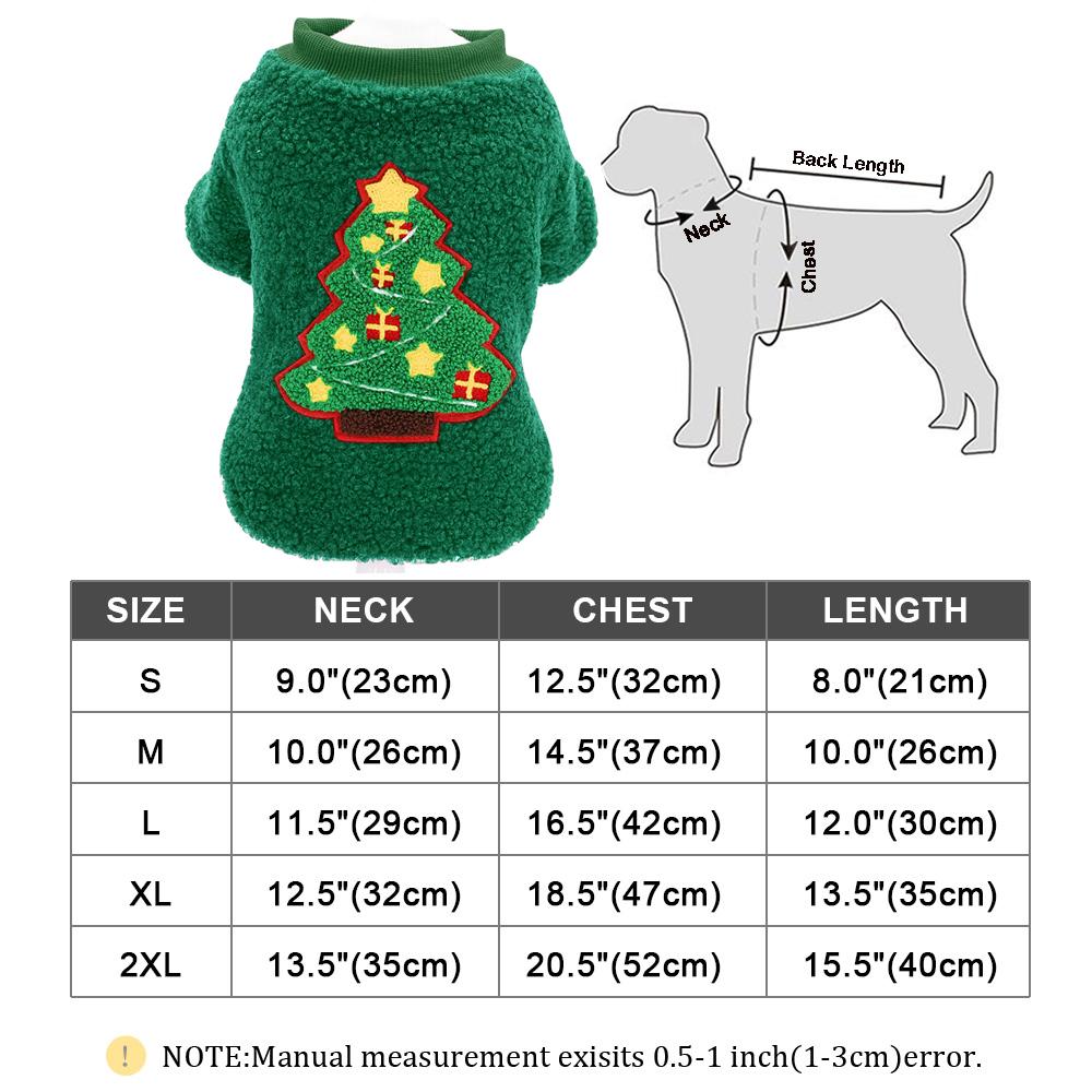 Christmas Dog Clothes Costume Winter Chihuahua Pug Pet Dog Clothing Hoodies New Year Cat Puppy Clothes Vest Shirt For Small Dogs