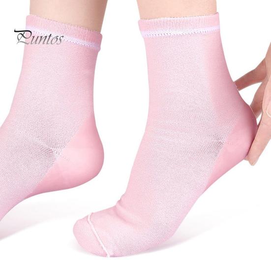 Гелевые увлажняющие носки для ног, силиконовые носки для женщин, спа-педикюрные носки для ухода за сухими потрескавшимися пятками