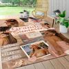 Summer Vibes Beach Life Carpet Rug Soft Washable Antislip Home Living Room Sofa Mats Personalized Christmas Rug