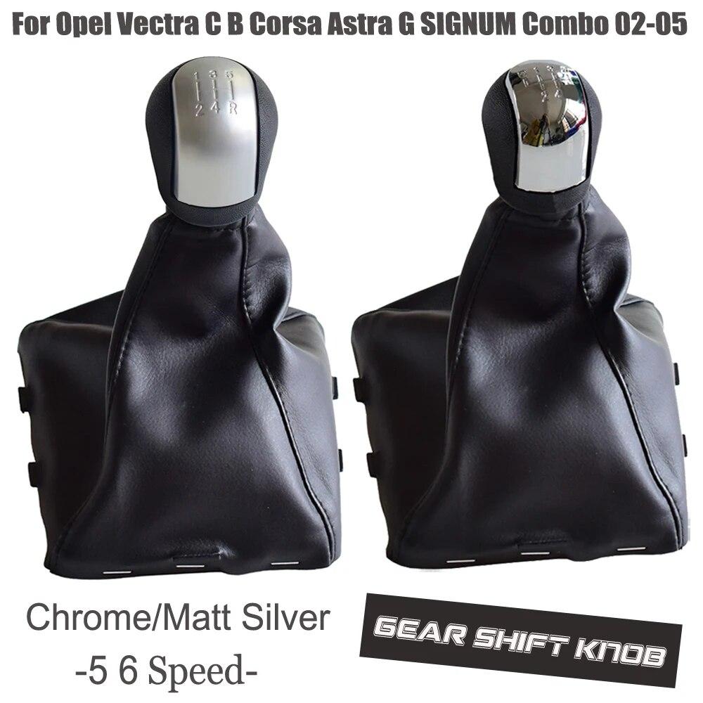 Для Opel Vectra CB Corsa Astra G SIGNUM Combo 02-05 Руководство 5 6 скоростей автомобиля Ручка переключения передач Рычаг гандбола с чехлом для багажника