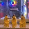 Милая тревожная банановая фигурка, 3D-печать, прочный пластик, креативная статуэтка для дома, гостиной, полки под телевизор, декор, подарок