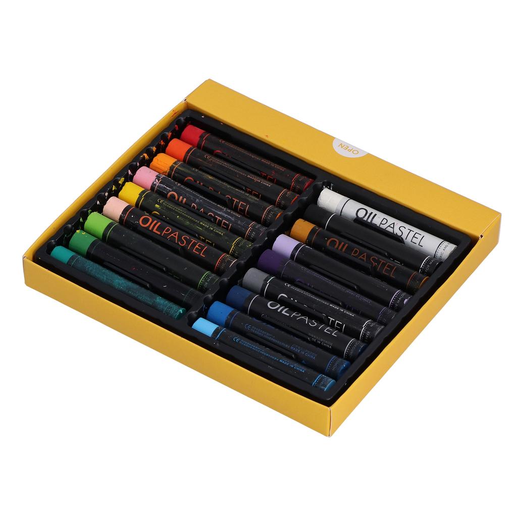 Масляная пастель Тяжелый цвет Цилиндрический масляный живописный мелок для граффити-арта Живопись Рисование 18 цветов