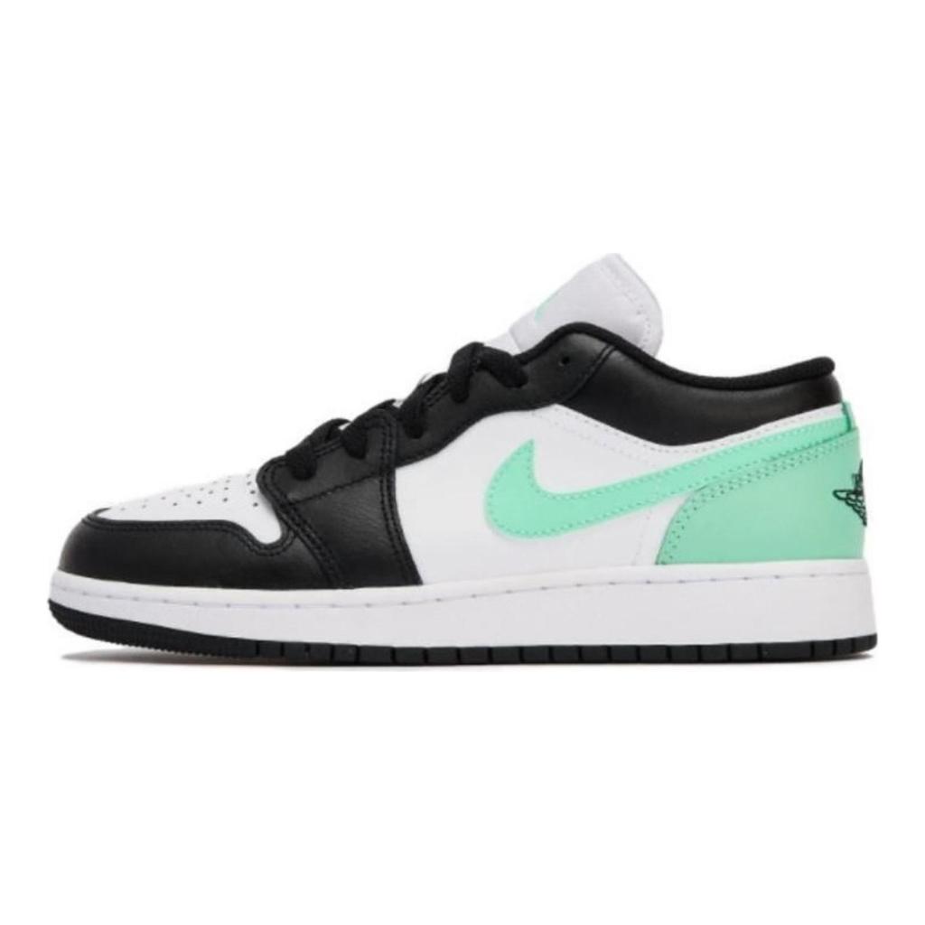 Jordan Air Jordan 1 Низкие Винтажные Баскетбольные Кроссовки Устойчивые к Скольжению и Истиранию Мужские Темно-Серые 553558-131(Team85-S-BOX-A)