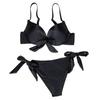 Сексуальное бикини на бретельках с v-образным вырезом и открытой спиной, завязанный бюстгальтер с высокой талией, трусы, купальник, пляжная одежда