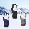 Мужские зимние теплые лыжные перчатки, уличные толстые перчатки для сноуборда, ветрозащитные водонепроницаемые спортивные перчатки для верховой езды, лыжные перчатки с сенсорным экраном для мужчин