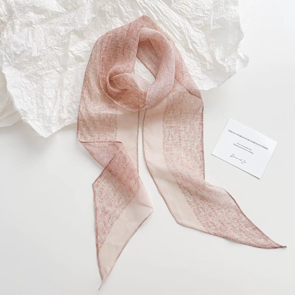 100% Nature Silk Scarf Fashion Women Scarves Shawl Hijab Bandana Kerchief Pashmina Neckerchief Foulard Female Echarpe 10*150cm