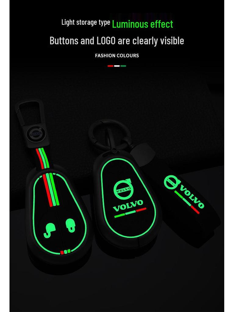 Metal Key Case for Volvo FM/FH Trucks, FH16 Tractors, Vans, Heavy Trucks, and Cars