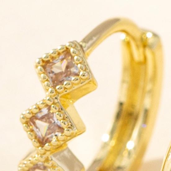 3 шт./комплект сережек разных форм кубический цирконий гладкая отделка серьги хагги золотые медные круглые серьги-кольца для выпускного вечера ежедневные свидания