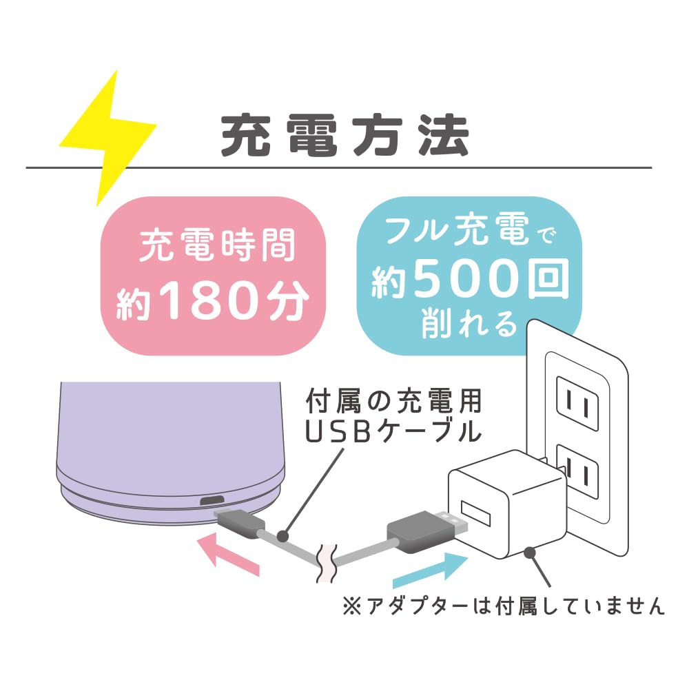Devica Электрическая точилка для карандашей 043747, Мяу, Синяя, Перезаряжаемая,